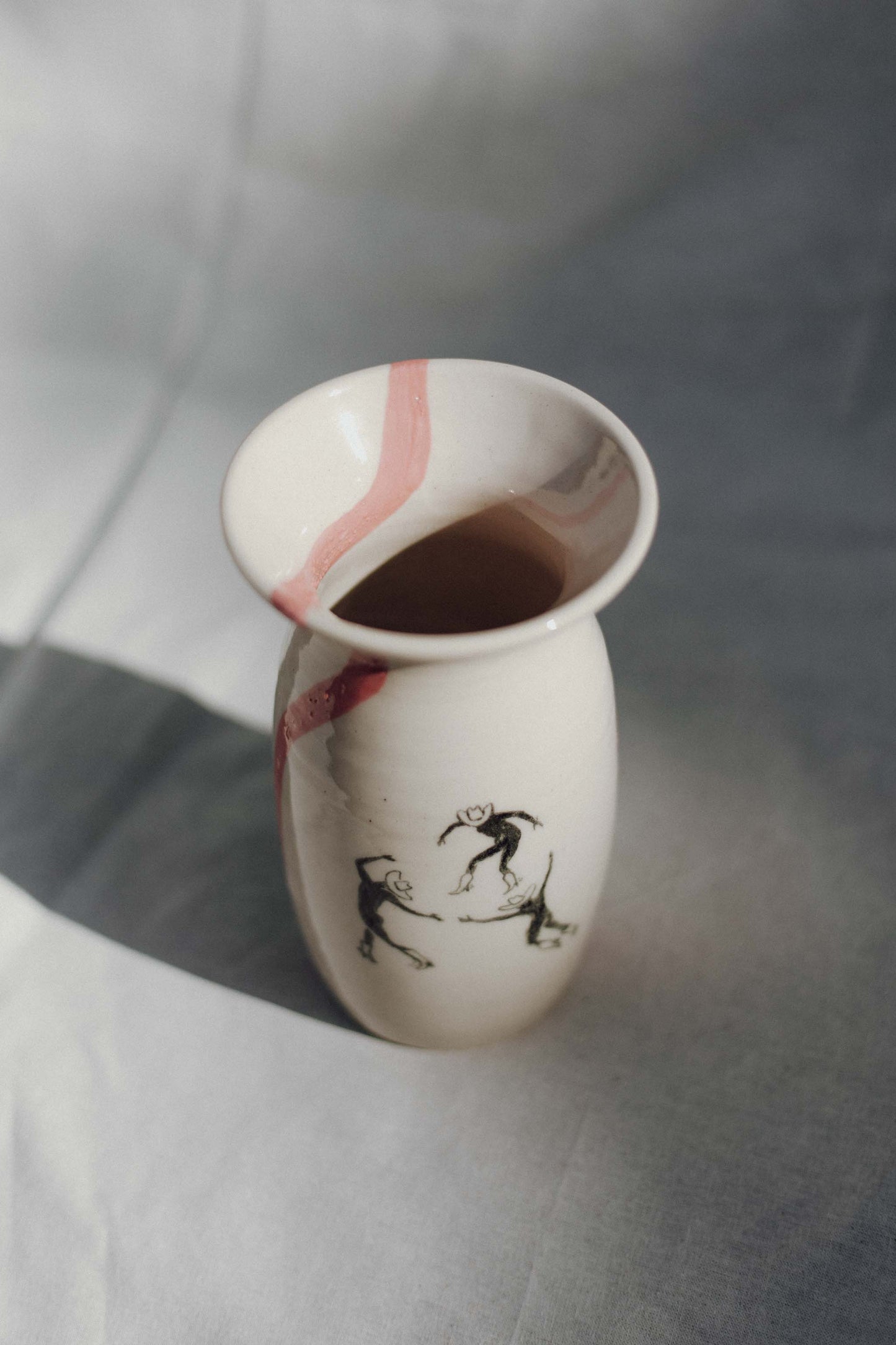 Dancing Cowboys Vase