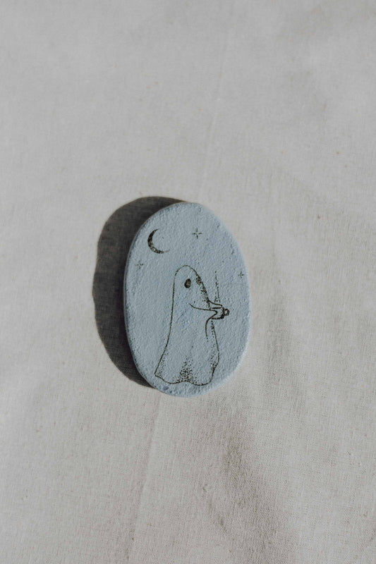 Ghost with Coffee Magnet