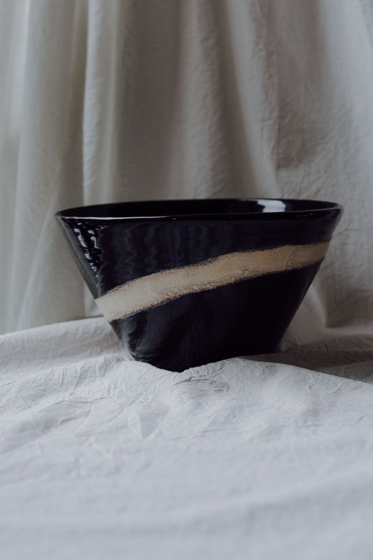 large bowl with white magma