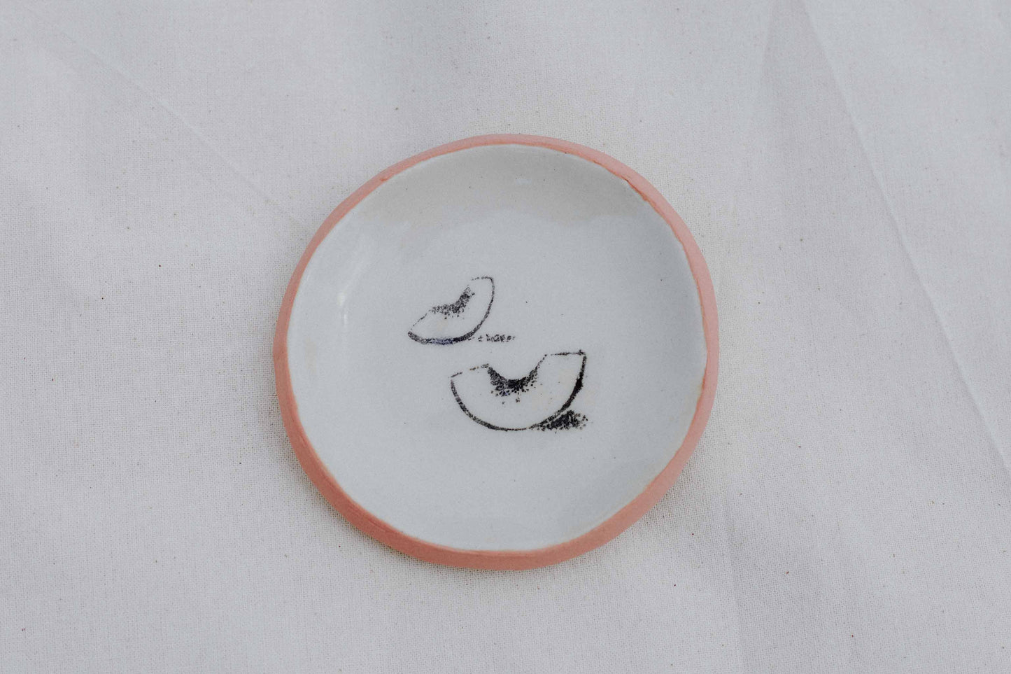 Peach Trinket Dish