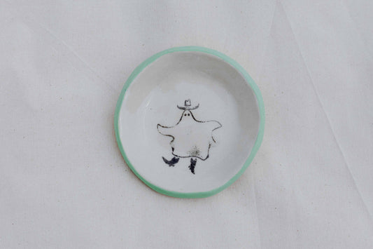 Ghost Cowboy Trinket Dish